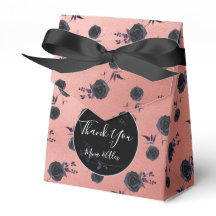 Rubor vintage con Rosa negro de matrimonio persona