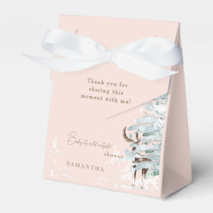 Caja Para Regalos Rubor Woodland Baby hace frío afuera