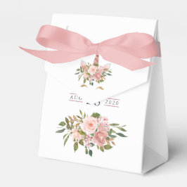 Caja Para Regalos Rubor y Rosa Gold Floral Unicorn Baby Shower