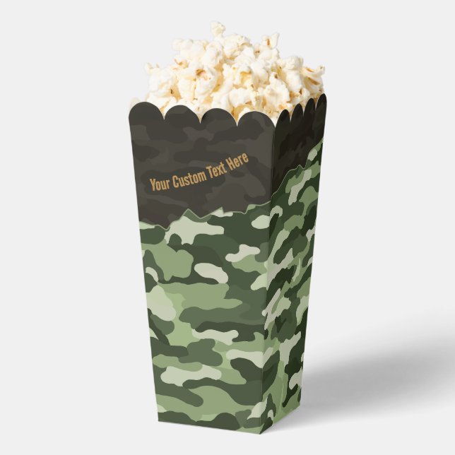 Caja Para Regalos Rugged Green Camouflage Personalizado (apareció)
