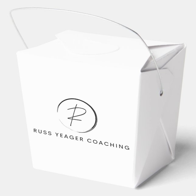 Caja Para Regalos Russ Yeager Coaching Signature Logo (Reverso )