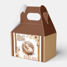 Caja Para Regalos Rustic Boho Floral Baby Shower