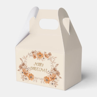 Caja Para Regalos Rustic Boho Floral Christmas Favor Boxes