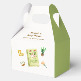 Caja Para Regalos Rustic Modern Chapter Garden Book Baby Shower
