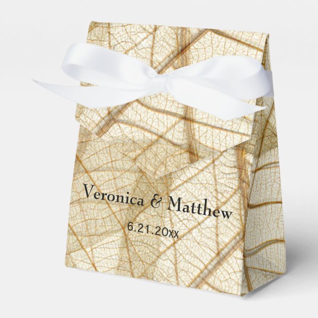 Caja Para Regalos Rustic Sheer Cream Lace deja Boda (Front Side)