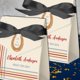 Caja Para Regalos Rustic Western Horseshoe Baby Shower