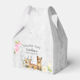 Caja Para Regalos Rustic Woodland Baby Shower Gracias