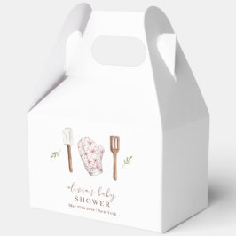 Caja Para Regalos Rústica cocina moderna de chef Baby Shower