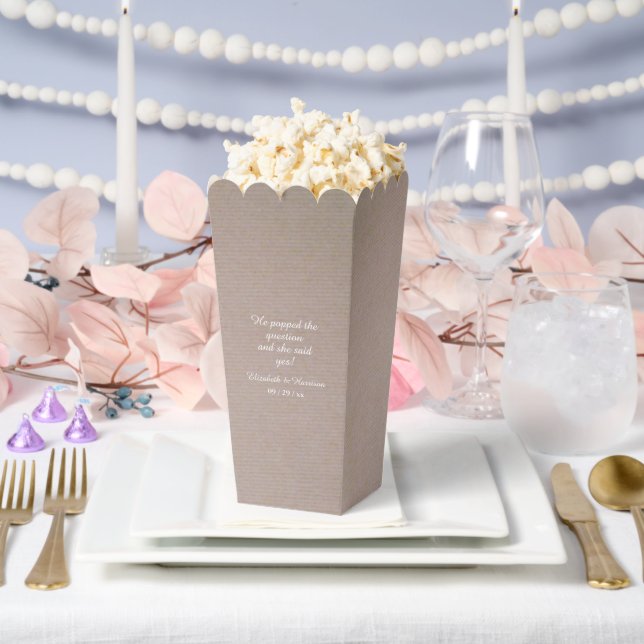 Caja Para Regalos Rústico Boda de Kraft (Boda)