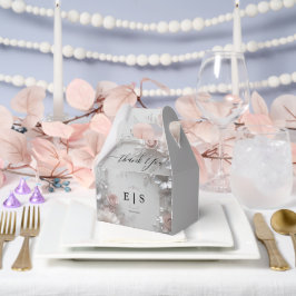 Caja Para Regalos Rústico Boda floral 3D elegante