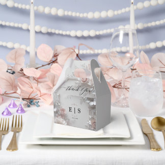 Caja Para Regalos Rústico Boda floral 3D elegante