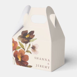 Caja Para Regalos Rústico Floral Elegante | BODA