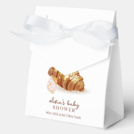 Caja Para Regalos Rústico París Panadería Croissant Baby Shower