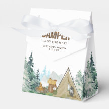 Rústico Un Pequeño Camper Baby Shower