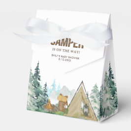 Caja Para Regalos Rústico Un Pequeño Camper Baby Shower