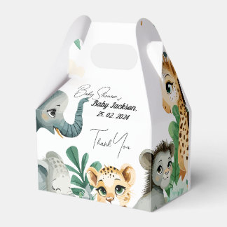 Caja Para Regalos Safari Baby Shower