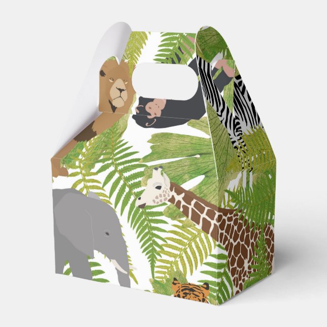 Caja Para Regalos Safari Boy, animales de la jungla | CHICA (Front Side)