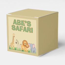 Caja Para Regalos Safari upsherin cumpleaños Favor Box