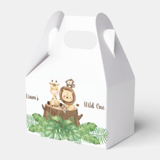 Caja Para Regalos Safari Wild One Balloons