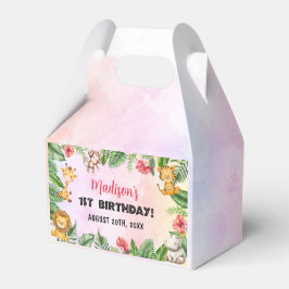 Caja Para Regalos Safari Wild One First Birthday