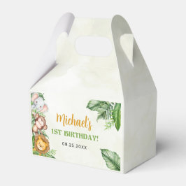 Caja Para Regalos Safari Wild Un Cumpleaños