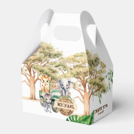 Caja Para Regalos Safari Wild Un Cumpleaños