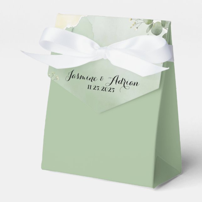 Caja Para Regalos Sage Whisper Botanical (Front Side)