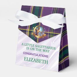 Caja Para Regalos Sagittarius Baby Shower 3"w x 1.5"l x 3.25"h