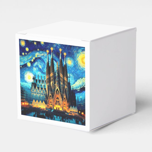 Caja Para Regalos Sagrada Familia Barcelona (Costado Anverso)