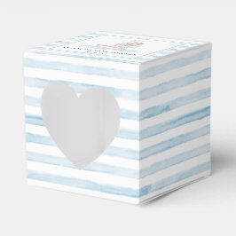 Caja Para Regalos Sailor Bear Blue Stripe Baby Shower