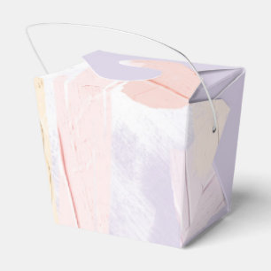 Caja Para Regalos Salpicadura de pintura rosa y lila Pastel Blush
