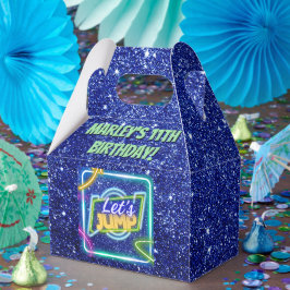 Caja Para Regalos Saltemos al Fiesta Bonza Neon Trampoline Park