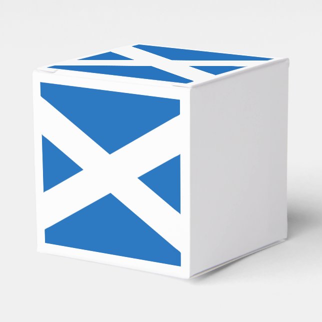 Caja Para Regalos Saltire ~ Bandera de Escocia (Costado Anverso)