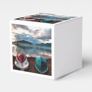 Caja Para Regalos Saltos de barcos y el paisaje marino de Marmaris