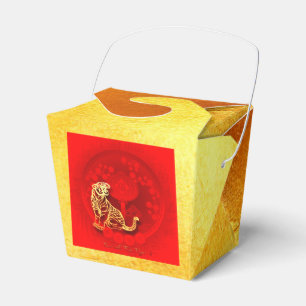 Caja Para Regalos Saludo del año del tigre de la luck de la FU china
