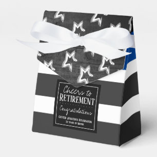 Caja Para Regalos Saludos al Oficial de Policía de Jubilación