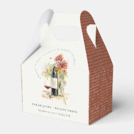 Caja Para Regalos Saludos para amar al Boda floral rojo amarillo del