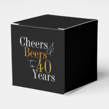 Saludos y cervezas por 40 años Cumpleaños 40