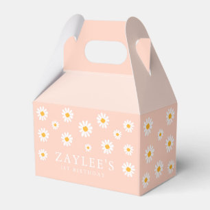 Caja Para Regalos Salvaje Fiesta Boho Peach Daisy