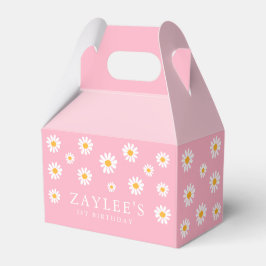 Caja Para Regalos Salvaje Fiesta Boho Pink Daisy