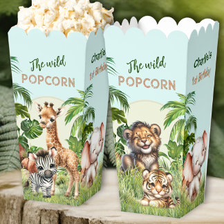 Caja Para Regalos Salvajes animales de la selva de Safari