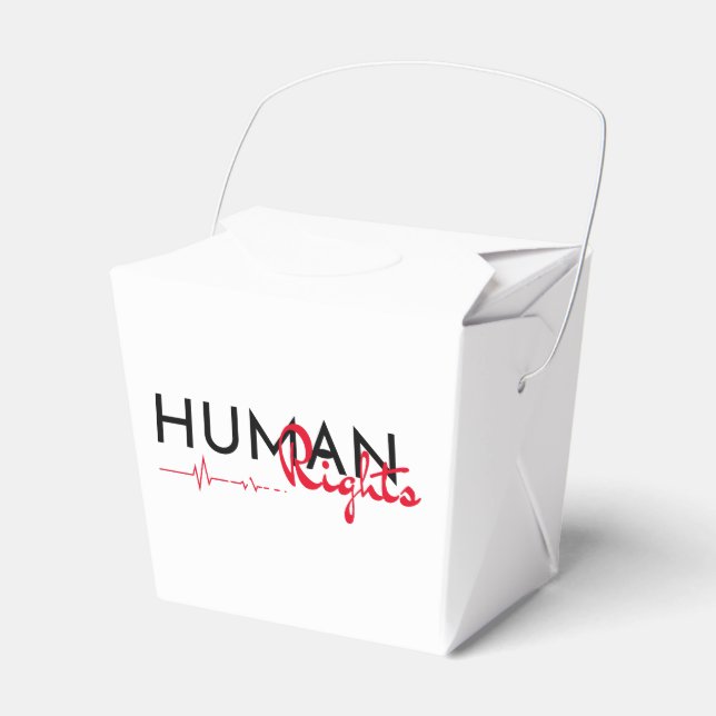 Caja Para Regalos Salvamento de los derechos humanos (Front Side)