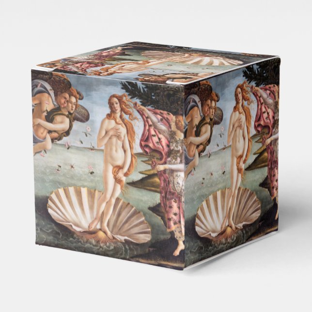 Caja Para Regalos Sandro Botticelli - Nacimiento de Venus (Costado Anverso)