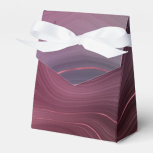 Caja Para Regalos Sangria Strata Moody Pink y Purple Luxe Agate