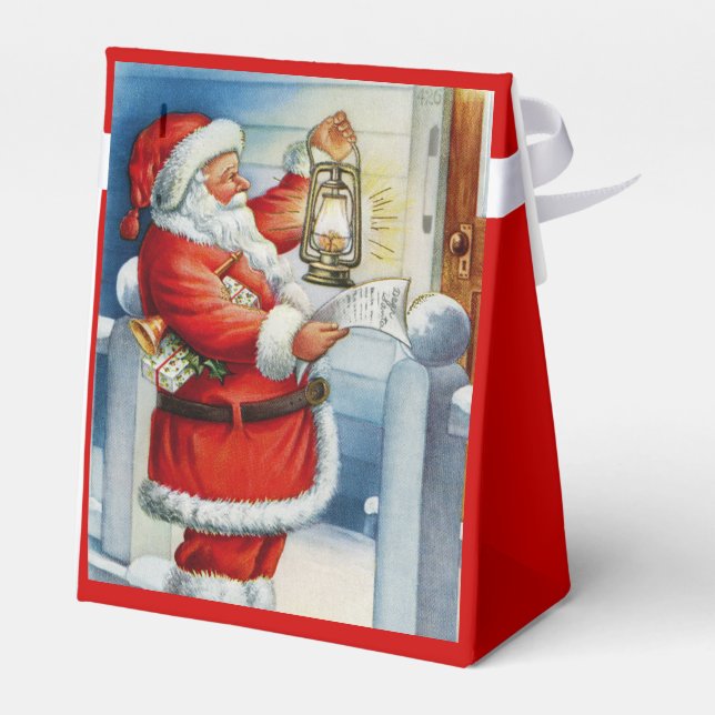 Caja Para Regalos Santa 001 (Reverso)