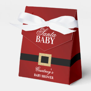 Caja Para Regalos Santa Baby Fiesta de Navidad para el Bebé