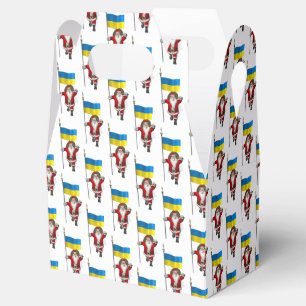 Caja Para Regalos Santa Claus Con El Fin De Ucrania