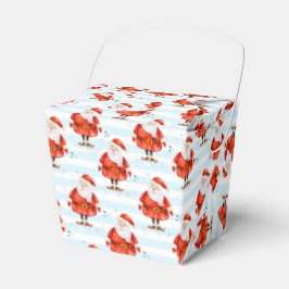 Caja Para Regalos Santa Claus festivo