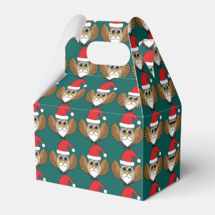 Caja Para Regalos Santa Claus Owl