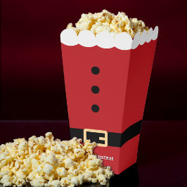Caja Para Regalos Santa Claus Suit Merry Christmas Popcorn